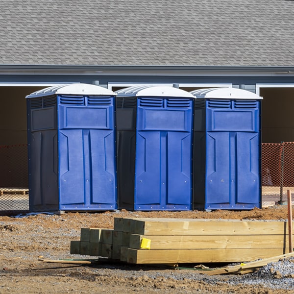 how do you dispose of waste after the porta potties have been emptied in Blackwell